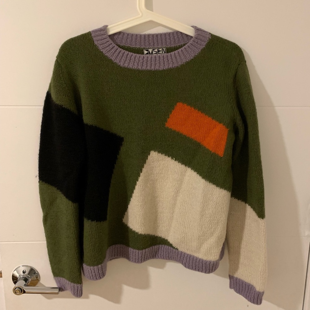 Dusen Dusen Block Sweater XS